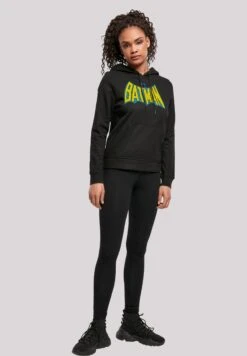 F4NT4STIC Dc Comics Batman Crackle Logo - Hoodie - Black -Olivia 8f2994d7dcdf48cfb0c3442b90fd24dc