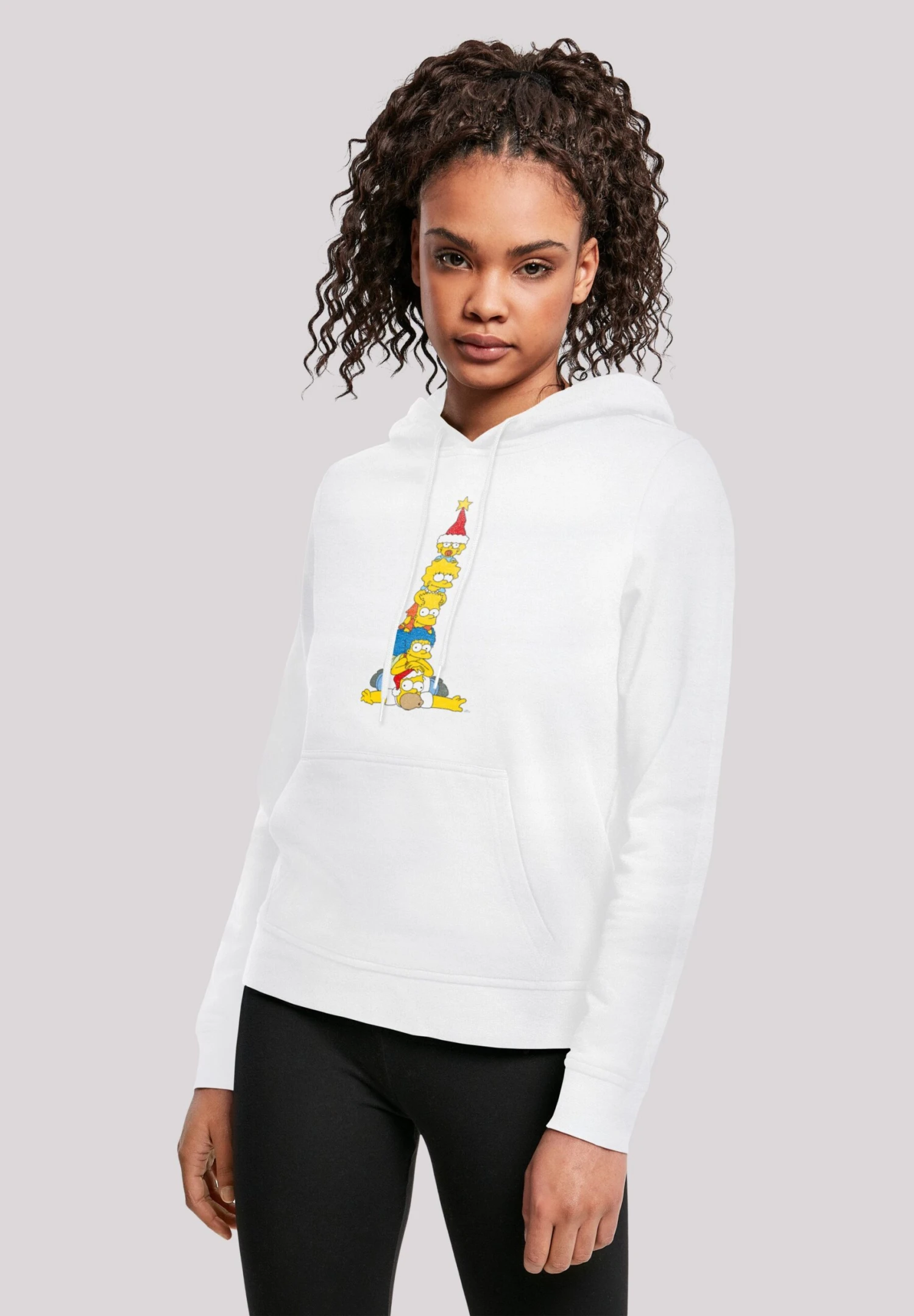 F4NT4STIC The Simpsons Family Weihnachtsbaum - Hoodie - White 3 F4NT4STIC The Simpsons Family Weihnachtsbaum - Hoodie - White