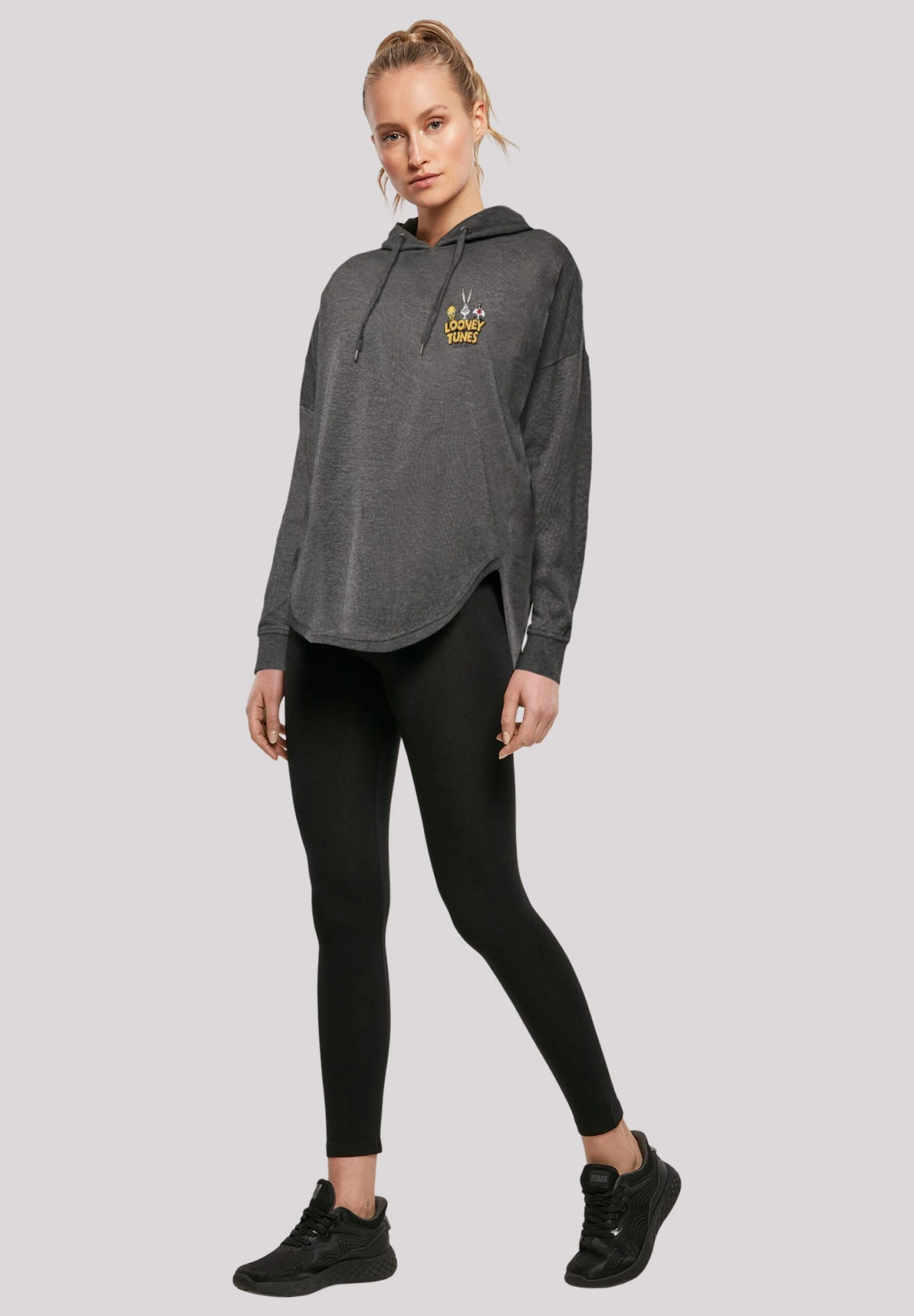 F4NT4STIC Looney Tunes Group - Sweater - Charcoal 4 F4NT4STIC Looney Tunes Group - Sweater - Charcoal - Afbeelding 2