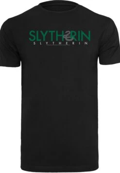 F4NT4STIC Harry Potter Slytherin Text - T-Shirt Print - Black -Olivia 901b8a1335964e009129f9b84b07f96c