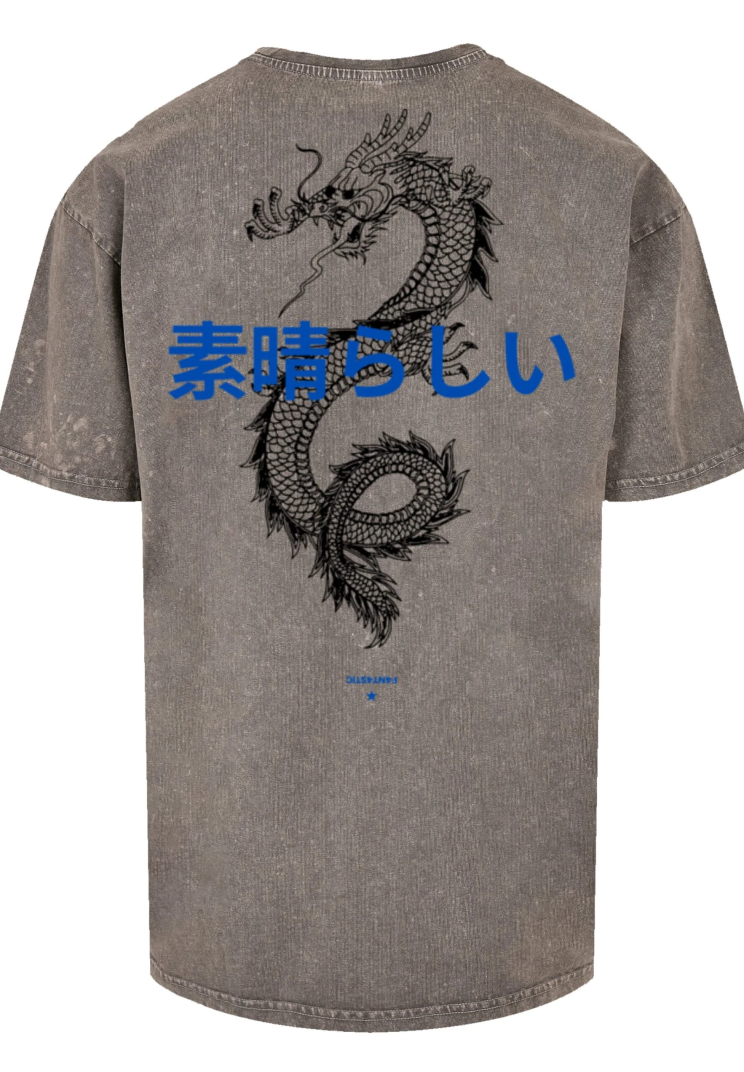 F4NT4STIC Drache - T-Shirt Print - Asphalt 9 F4NT4STIC Drache - T-Shirt Print - Asphalt - Afbeelding 7