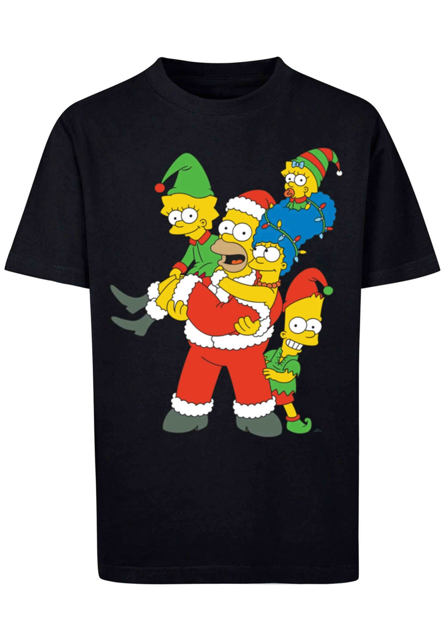 F4NT4STIC The Simpsons Christmas Weihnachten Family - T-Shirt Print - Black 8 F4NT4STIC The Simpsons Christmas Weihnachten Family - T-Shirt Print - Black - Afbeelding 6