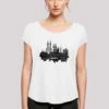 F4NT4STIC Cities Collection - Munich Skyline - T-Shirt Print - Weiß