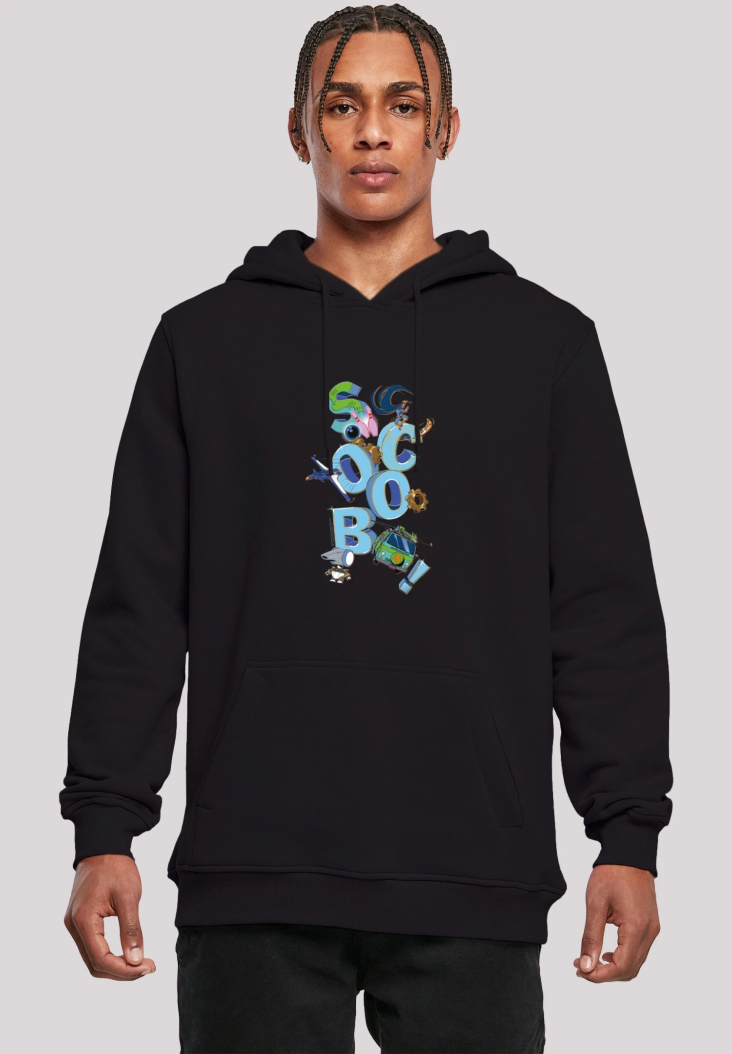 F4NT4STIC Scooby Doo Letters Jumble - Hoodie - Black 3 F4NT4STIC Scooby Doo Letters Jumble - Hoodie - Black
