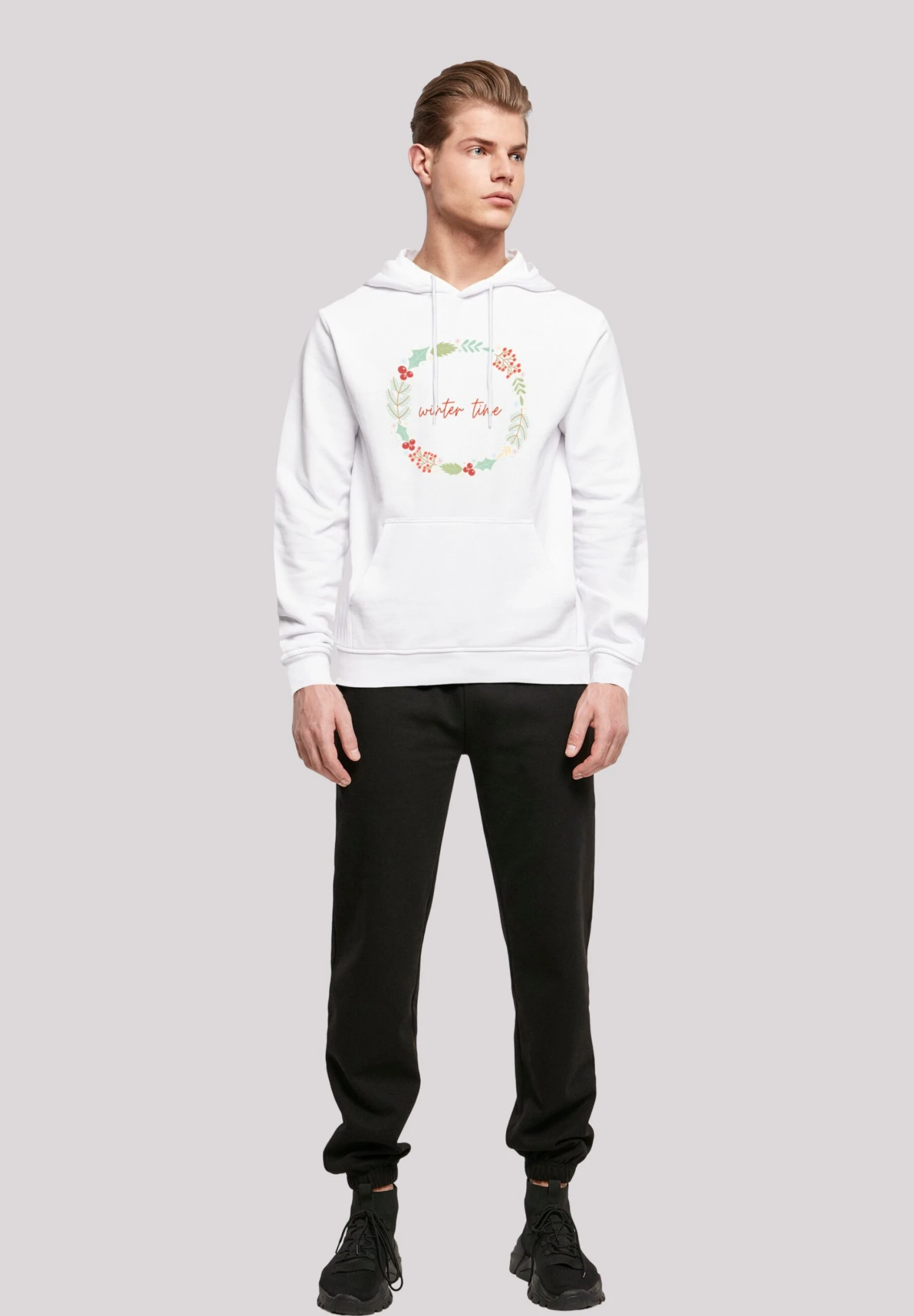 F4NT4STIC Winter Time - Hoodie - White 4 F4NT4STIC Winter Time - Hoodie - White - Afbeelding 2