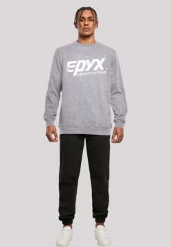 F4NT4STIC Retro Gaming Epyx Logo - Sweater - Heather Grey -Olivia 96aa471466494bda9eb018ef11f1bdf3