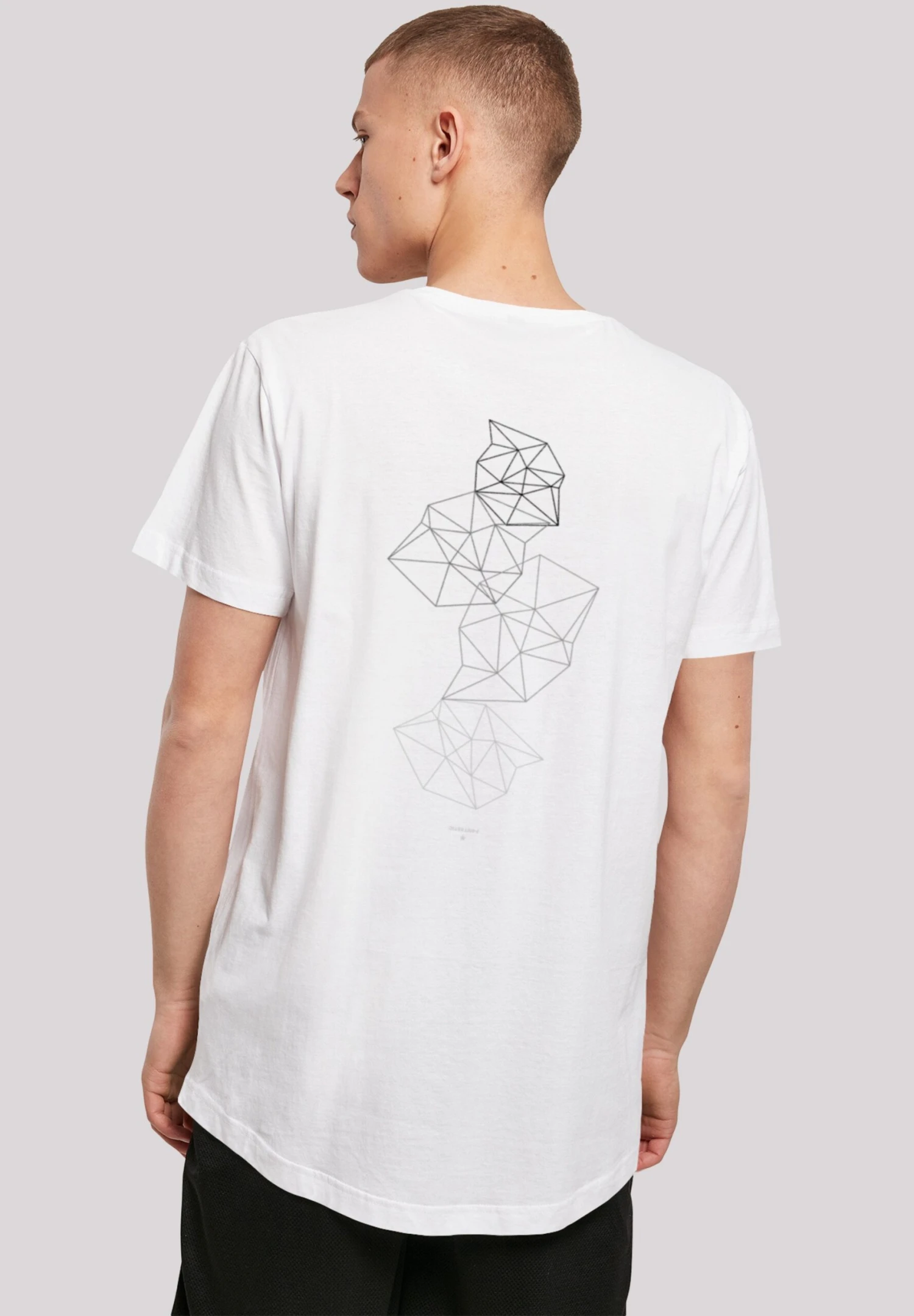 F4NT4STIC Geometrics Abstract - T-Shirt Print - Weiß 3 F4NT4STIC Geometrics Abstract - T-Shirt Print - Weiß
