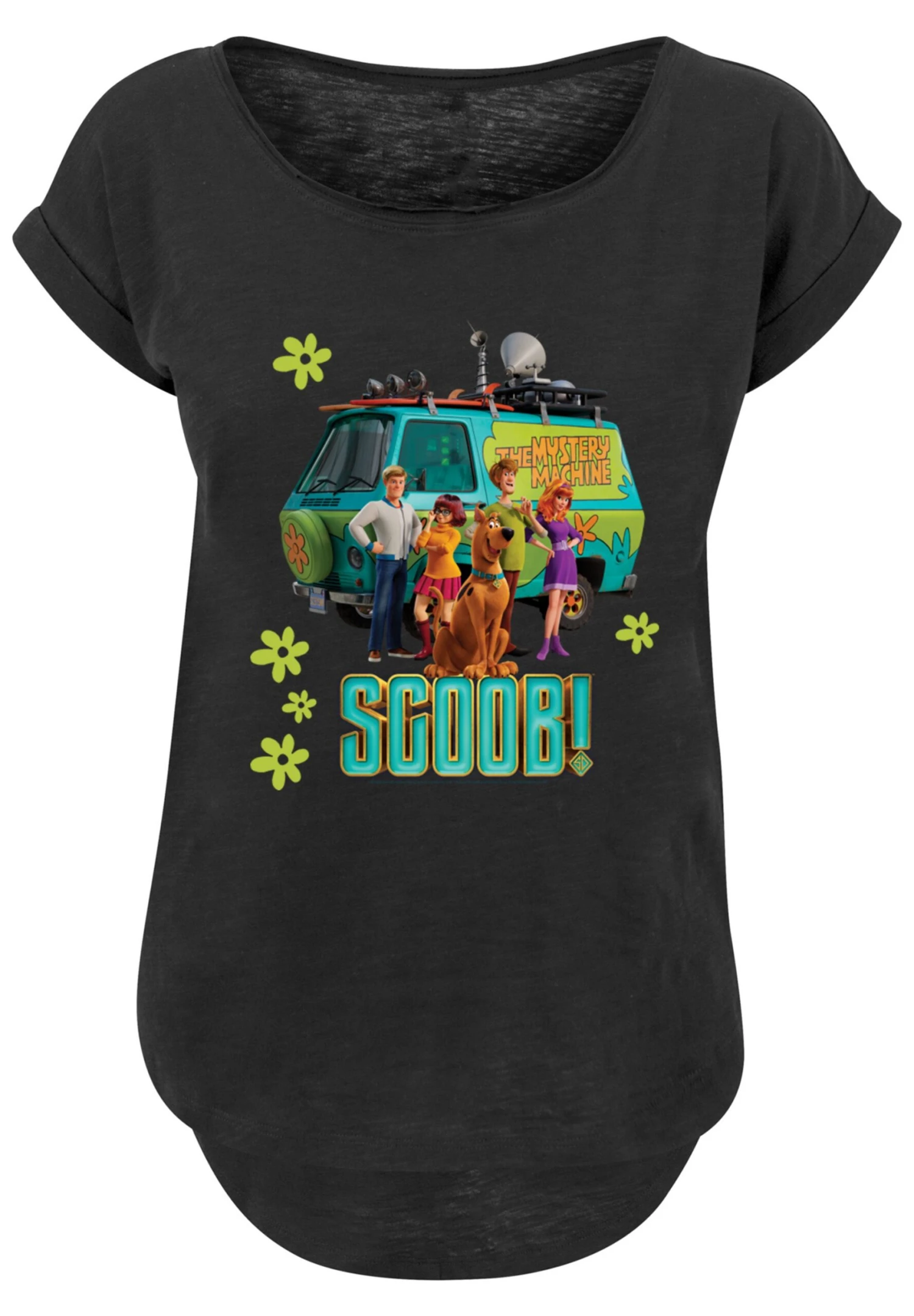 F4NT4STIC Scooby Doo Mystery Inc Group - T-Shirt Print - Black 8 F4NT4STIC Scooby Doo Mystery Inc Group - T-Shirt Print - Black - Afbeelding 6