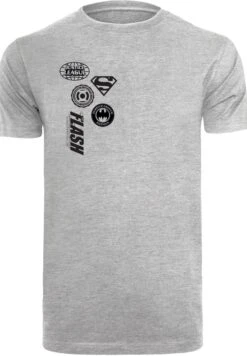 F4NT4STIC Dc Comics Justice League Icons Cluster - T-Shirt Print - Heather Grey 14 F4NT4STIC Dc Comics Justice League Icons Cluster - T-Shirt Print - Heather Grey -Olivia 97bb7d5f0a044db190bd8ae5fd4a55c6