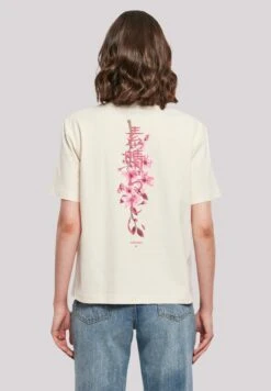 F4NT4STIC Cherry Blossom - T-Shirt Print - Whitesand