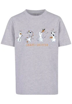 F4NT4STIC Disney Frozen 2 Olaf Shape-Shifter - T-Shirt Print - Heather Grey -Olivia 984979907bf2481695b263de68147677