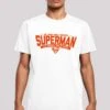 F4NT4STIC Dc Comics Superman My Hero - T-Shirt Print - White 1 F4NT4STIC Dc Comics Superman My Hero - T-Shirt Print - White -Olivia 99d2fdbd4d37468f9db483396c48aa82