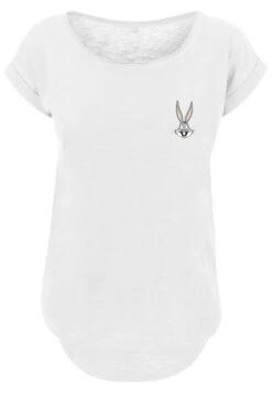 F4NT4STIC Looney Tunes Bugs Bunny- T-Shirt Print - White -Olivia 99f5b30564204882b3410def2a4472f3