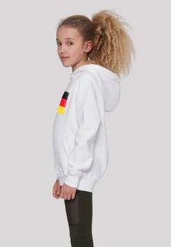 F4NT4STIC Germany Deutschland Flagge Distressed - Hoodie - Weiß -Olivia 9c3c5a2756e24c35a83001682bb7f260
