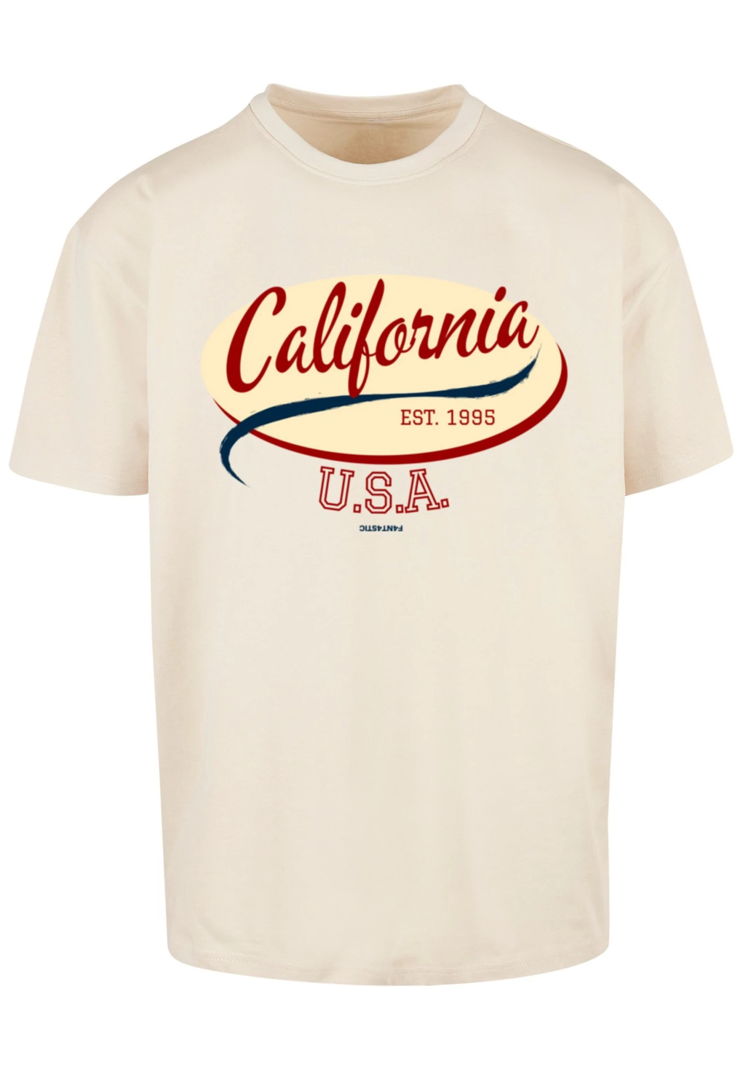 F4NT4STIC California - T-Shirt Print - Sand 8 F4NT4STIC California - T-Shirt Print - Sand - Afbeelding 6