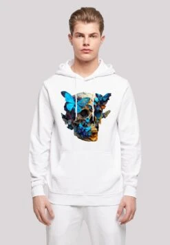 F4NT4STIC Skull - Hoodie - Weiß