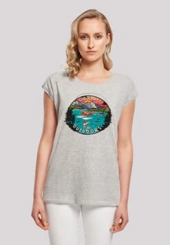 F4NT4STIC Great Outdoors - T-Shirt Print - Heather Grey