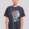 F4NT4STIC Oversize - T-Shirt Print - Navy 1 F4NT4STIC Oversize - T-Shirt Print - Navy -Olivia 9e8a6c82addb4356aeaeca075042482b