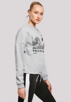 F4NT4STIC Kanagawa - Sweater - Heather Grey -Olivia 9ebe8aeaf63d4c56937957ed823fa108