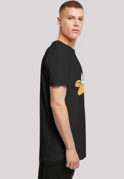 F4NT4STIC Long Cut Looney Tunes Daffy Duck Big Face - T-Shirt Print - Black -Olivia 9f2ffe1d653247fca1a76725654ce12e