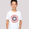 F4NT4STIC Marvel Captain America Civil War Shield Premium Superhelden Ir - T-Shirt Print - White