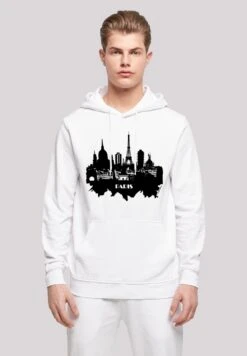 F4NT4STIC Paris Skyline- Hoodie - Weiß