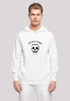 F4NT4STIC Retro Gaming Classically Trained - Hoodie - White