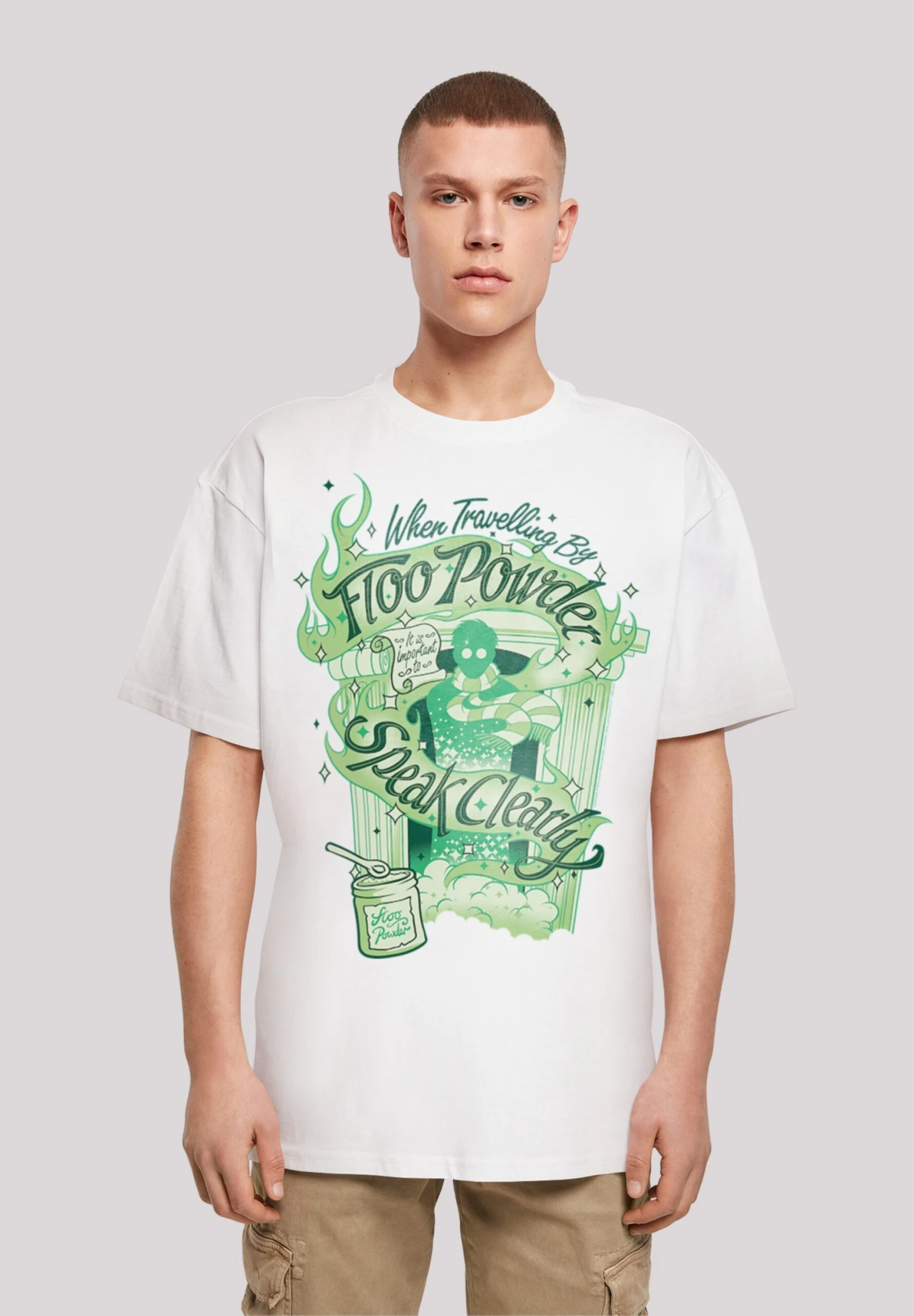 F4NT4STIC Harry Potter Foo Powder - T-Shirt Print - White 3 F4NT4STIC Harry Potter Foo Powder - T-Shirt Print - White