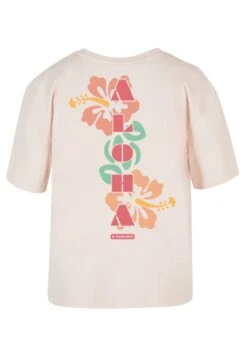 F4NT4STIC Plus Size Aloha - T-Shirt Print - Pink -Olivia a60c5dcf2e064245b74a309ff3b2febe