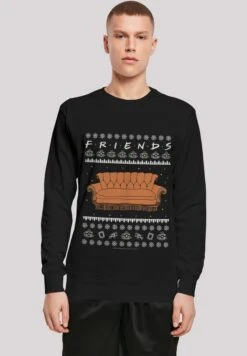 F4NT4STIC Friends Tv Serie Fair Isle Couch - Sweater - Black