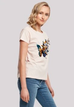 F4NT4STIC Schmetterling - T-Shirt Print - Pink -Olivia a6d79c973a194138a88088b4f53b5e23
