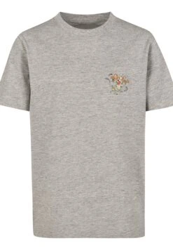 F4NT4STIC Tom And Jerry Tv Serie Faux Pocket Mummy Jerry - T-Shirt Print - Heather Grey -Olivia a76125997ec647728e03b662aef1ce8f