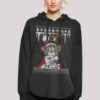 F4NT4STIC Tom Und Jerry Christmas Weihnachten Fair Isle - Hoodie - Black -Olivia a8a4191d2f0f4d6a8b761ffdf0069a53