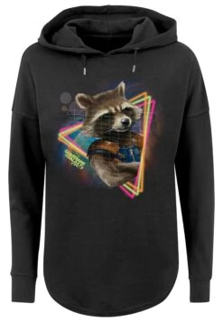 F4NT4STIC Marvel Guardians Of The Galaxy Neon Rocket - Hoodie - Black -Olivia a8dd4edb3ab64fecb61ab3df12636813