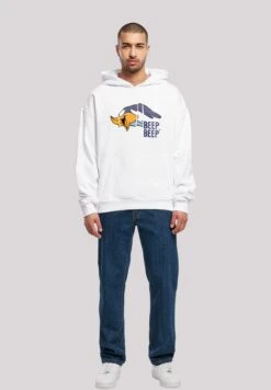 F4NT4STIC Premium Looney Tunes Roadrunner- Hoodie - White -Olivia a9bf17cf6b3a401284d12c9289361583