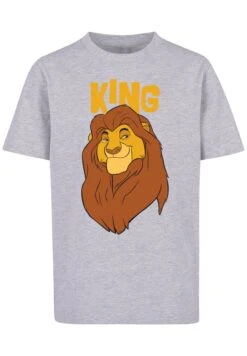 F4NT4STIC Disney The König Der Löwen Mufasa King - T-Shirt Print - Heather Grey -Olivia aaaca63d209147a8a43fa1d021b93ae3