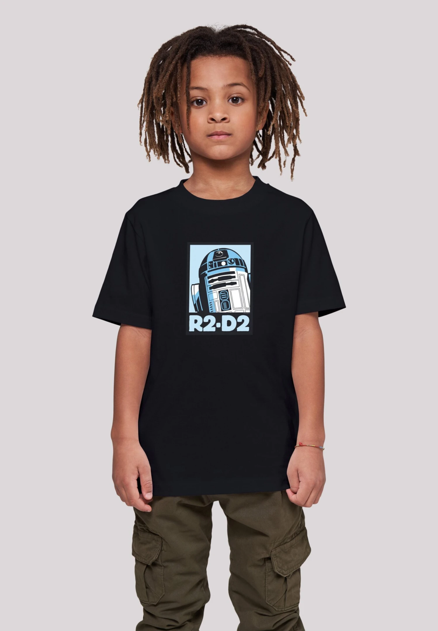 F4NT4STIC Star Wars R2-D2 Poster - T-Shirt Print - Black 4 F4NT4STIC Star Wars R2-D2 Poster - T-Shirt Print - Black - Afbeelding 2