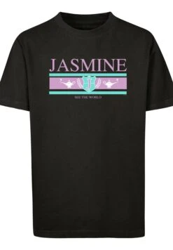 F4NT4STIC Disney Jasmine See The World - T-Shirt Print - Black