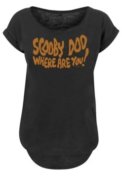 F4NT4STIC Scooby Doo Where Are You Spooky - T-Shirt Print - Black -Olivia ac360b61d0914389870a4b54cb3c60e3