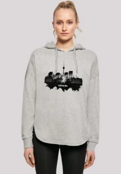 F4NT4STIC Cities Collection - Berlin Skyline - Hoodie - Grey