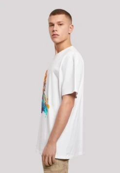 F4NT4STIC Basketball Sport Player- T-Shirt Print - Weiß -Olivia ad47aac0ad2343d0b8d886312e0650e6