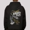 F4NT4STIC Looney Tunes Bugs Bunny Rub Me The Wrong - Hoodie - Black