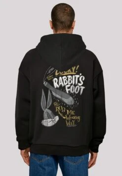 F4NT4STIC Looney Tunes Bugs Bunny Rub Me The Wrong - Hoodie - Black