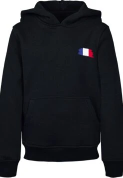 F4NT4STIC France Flagge Fahne - Hoodie - Schwarz -Olivia adc7cc243f67458998557951c1bfaa18