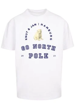 F4NT4STIC Eisbär - T-Shirt Print - Weiß -Olivia aea3e0e418e747e6b618be205f447749