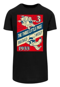 F4NT4STIC Drei Kleinen Schweinchen - T-Shirt Print - Black -Olivia af43435548bc47efa7aa0c0a8e34e67b