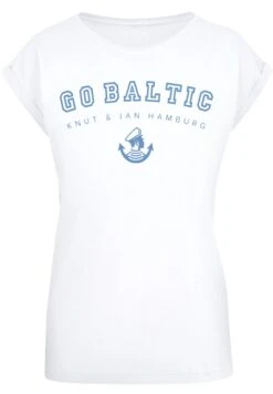 F4NT4STIC Plus Size Go Baltic - T-Shirt Print - Weiß