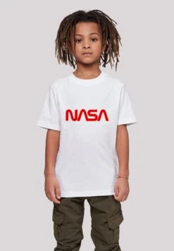 F4NT4STIC Nasa Modern Logo - T-Shirt Print - White -Olivia b1c73c701c074583812d5cb67930f6e6