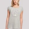 F4NT4STIC Disney Bambi Klopfer Thumper Sweet As Can Be - T-Shirt Print - Heather Grey