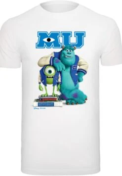 F4NT4STIC Disney Die Monster Uni Poster - T-Shirt Print - White -Olivia b2bfb5ef5cb24c1f98717df7ccee2b1a